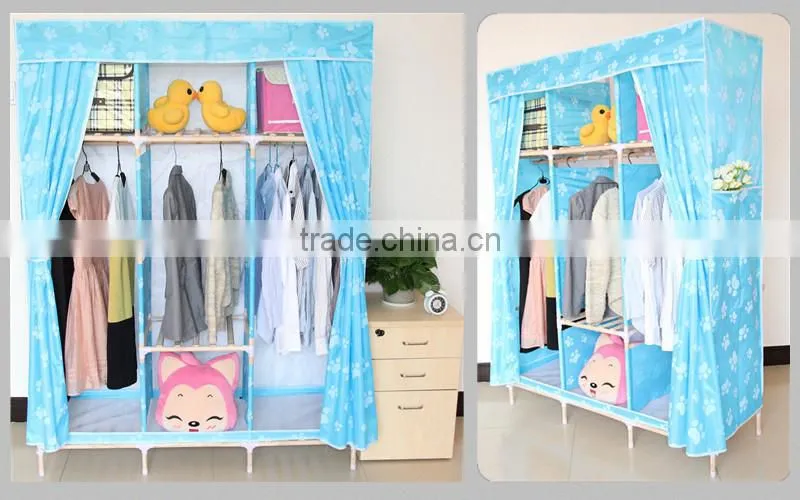foldable wooden wardrobe