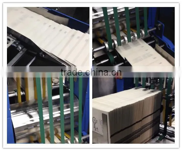 book paper stacking and collecting machine