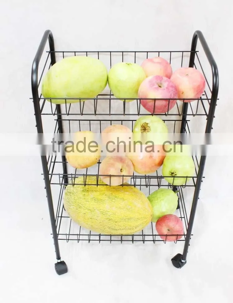 123-38 4-tier vegetable&fruit storage shelf kitchen rack