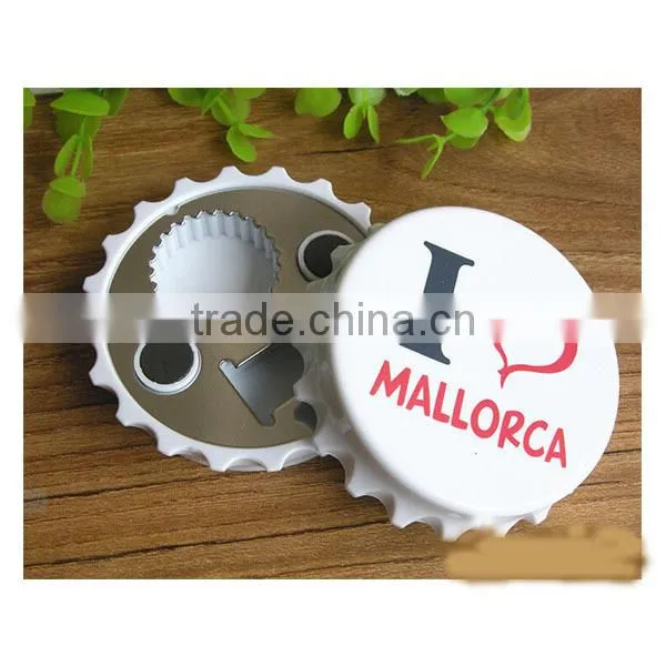 Cap Shaped Fridge Magnet Bottle Opener/Hot Sale Creative Beer Bottle Opener/Bottle Opener