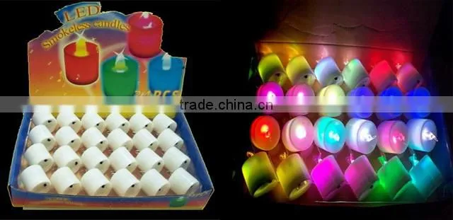 led candle light