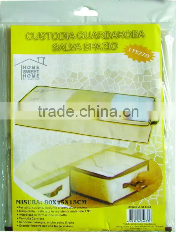 Non-woven organizer tubo