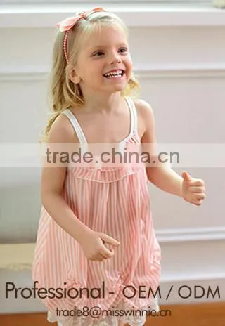 new summer girls custom chiffon no sleeve dress sundress