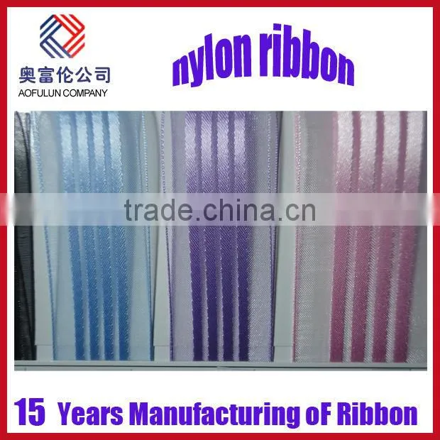 Double Face Coated 100% Nylon Satin Ribbon