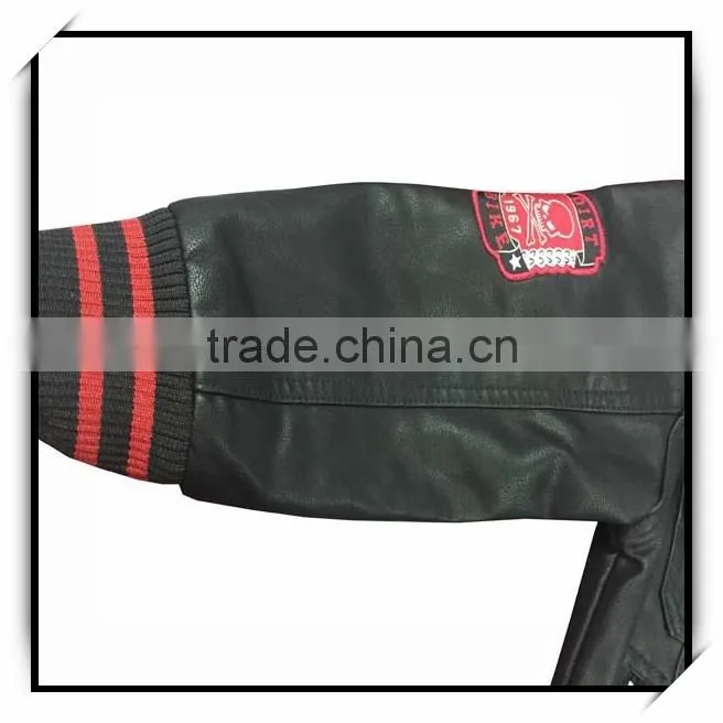 new style factory custom winter jacket leather