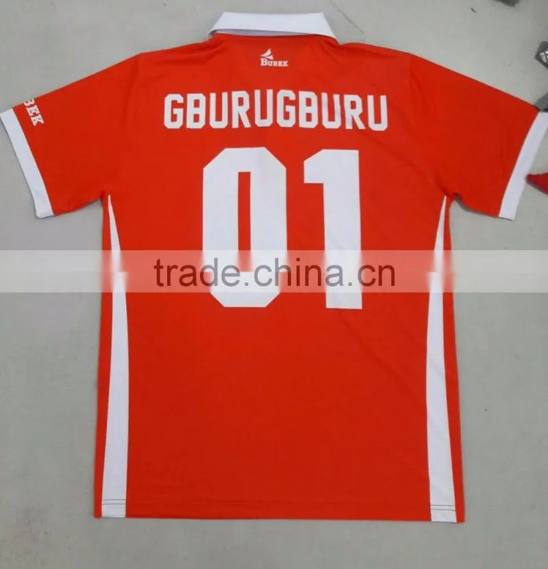 High quality Sublimation Printing Polo shirt, Soccer Uniform