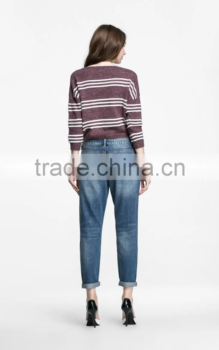 2016 new pattern women jeans pants, new model jeans pants