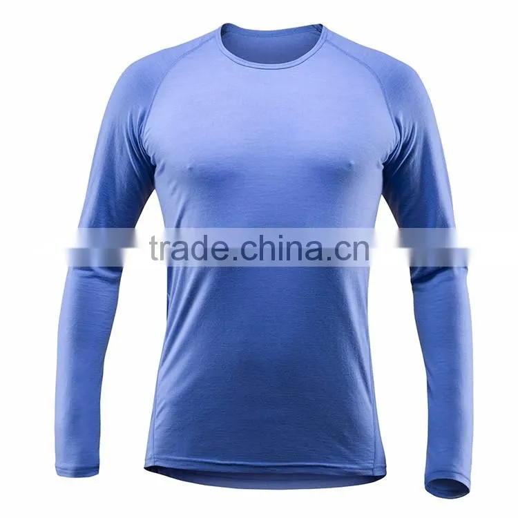 2017 High Quality Mens Long Sleeved Breathable Sport wear T Shirt