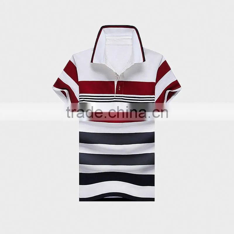 2015 Men's Polo Shirt With Stipe