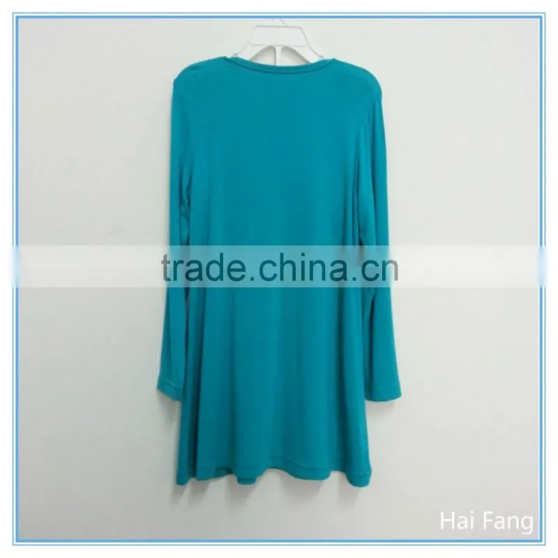 OEM Children Girls Long Sleeve T Shirts, Bowknot T Shirts, O neck T Shirts