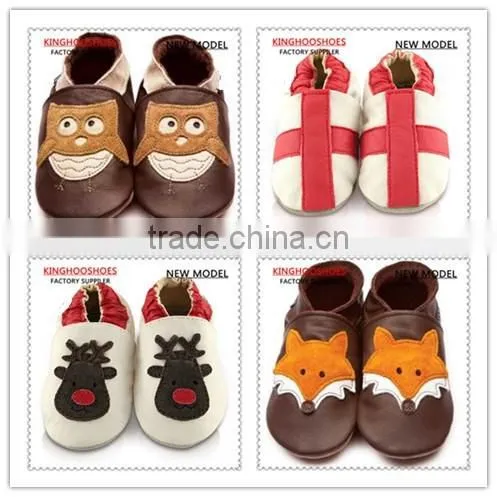 soft sole cow leather shoes for boys and girls newborn baby shoes
