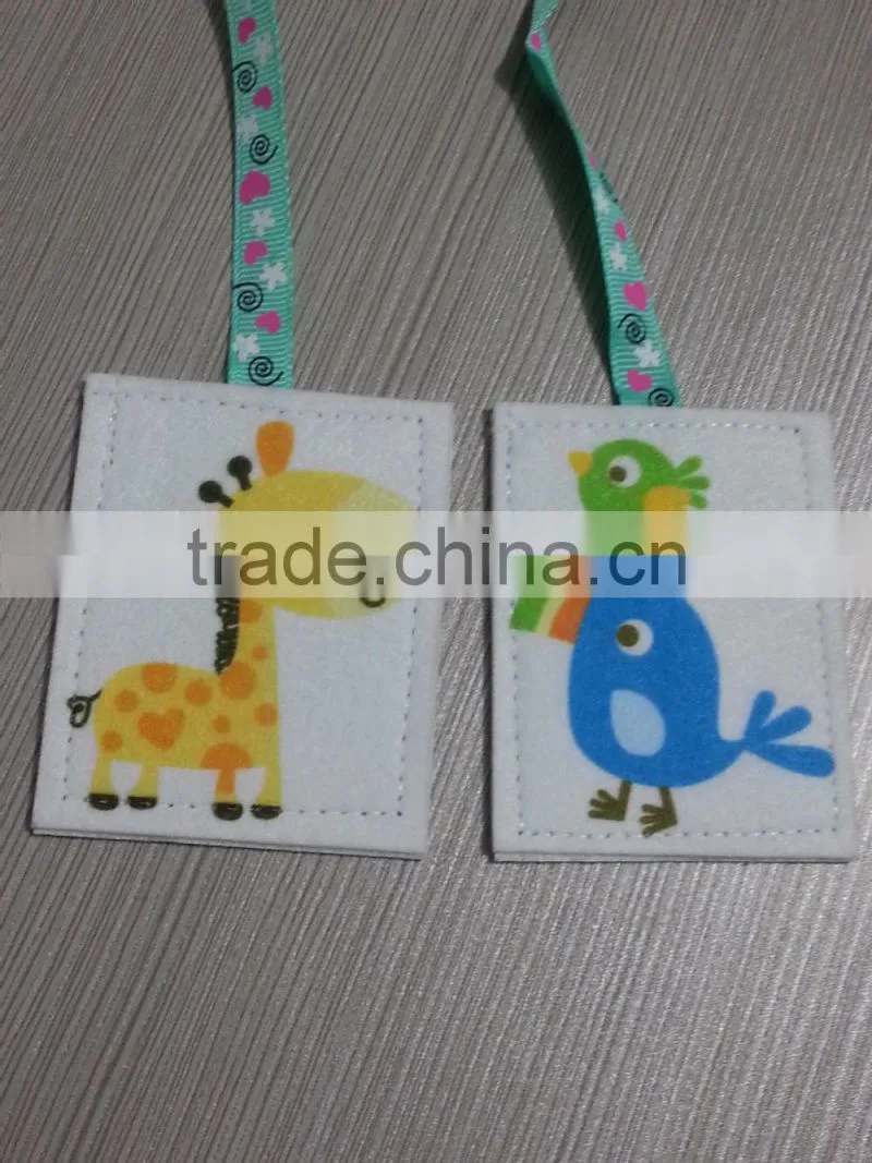 printed felt promotional toys