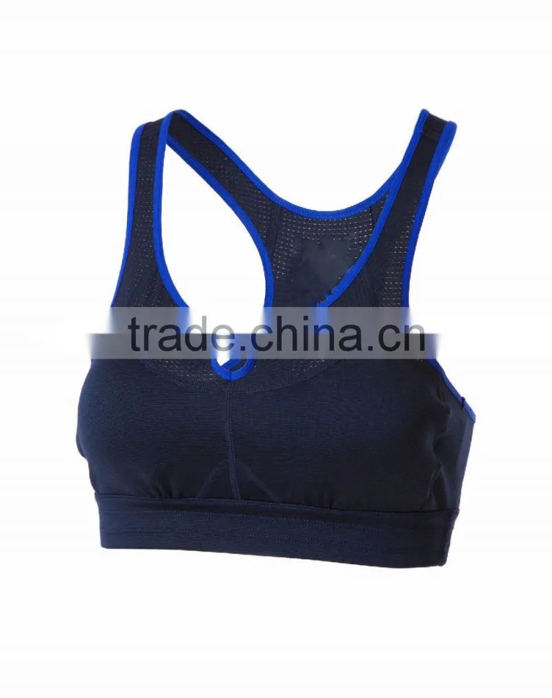 Factory Wholesale Custom Comfortable Dry Fit Fitness Bra Best Sports Bra