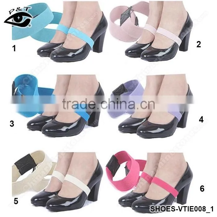 Elastic shoe lace stretch shoelace for high heels shoe accessories