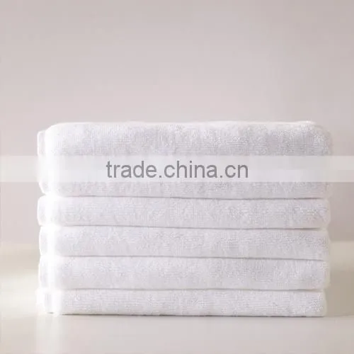 Wholesale Hotel 100% Cotton White Bath Towel Set