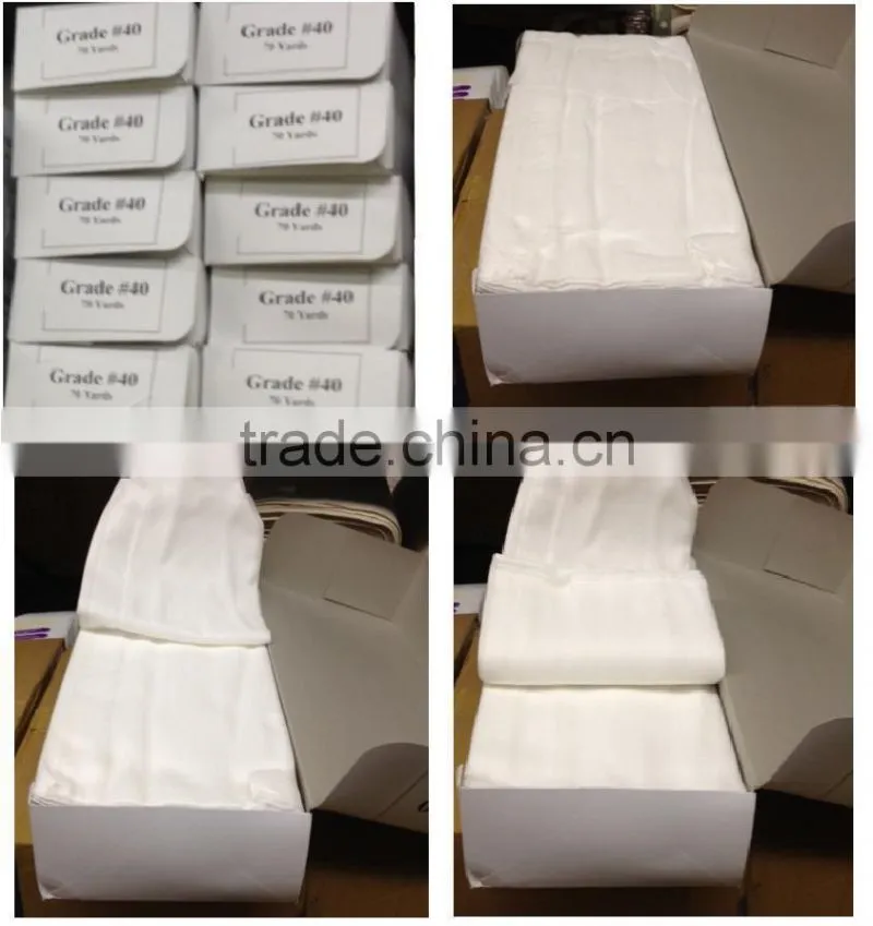 Grade 40 Cheesecloth 70 Yards Box 36" Wide 100% Natural Cotton White Cheese Cloth Fabric Wholesale