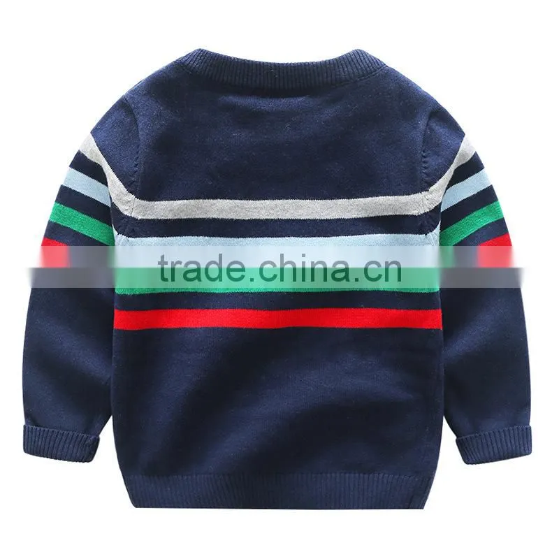Children boy cloth handmade knit baby sweater