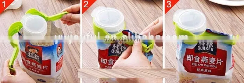 Promotional Plastic Bag Clip / Plastic Food Bag Clip / Plastic Bag Seal Clip