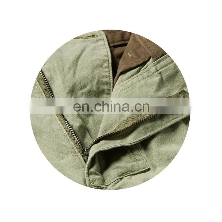 Summer Fashion OEM Shorts Plain Wholesale Trooper Cotton-Ripstop Shorts Men
