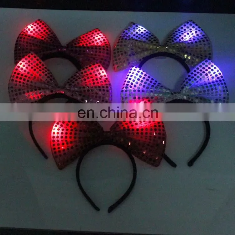 led flashing light up bow tie G-P099