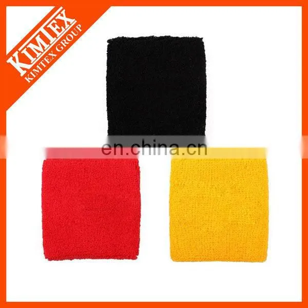 Terry cotton custom cloth wristbands