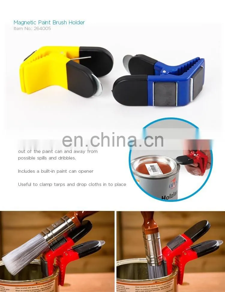 85*30mm Plastic Magnetic Clip for Warehouse and office Assorted color