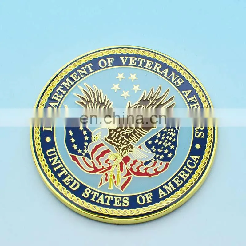Customized deisgn coin metal brass craft