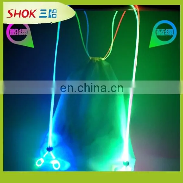 Outdoor activities Identify LED light backpack at night made in China