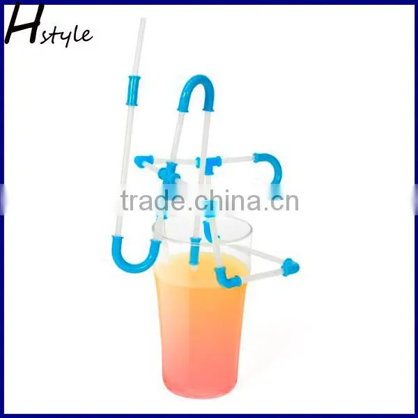 Diy Straw/ Diy Crazy Straw /Plastic Diy Crazy Straw SC011