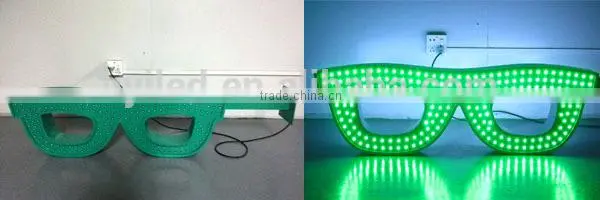 outdoor programmable led electronic signs/glass shop led signate