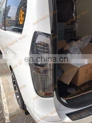 Led Tail Lamp for Hyundai Grand Starex H1 Rear Lights Chrome Housing Smoke Color 2008-2014