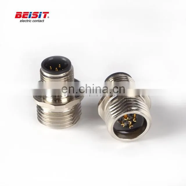 Beisit 12 pin Circular Connector M12 IEC 61076-2-101 For Automation Sensor