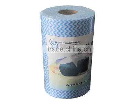 Perforated Viscose Polyester Nonwoven Fabric Roll for Household Cleaning