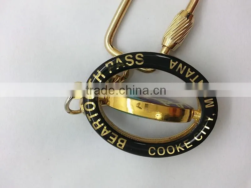 spin key chain double sided key chains custom key chain
