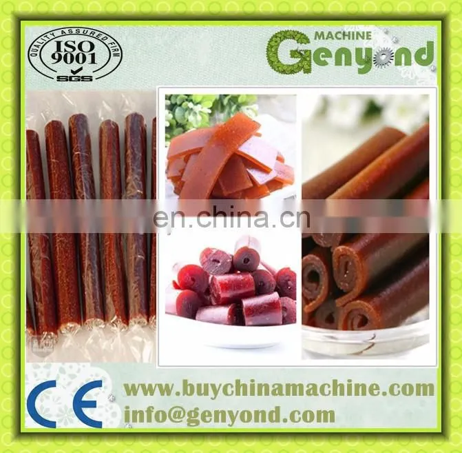 Fruit leather bar roll up pulping Scraping forming cutting making machine production line