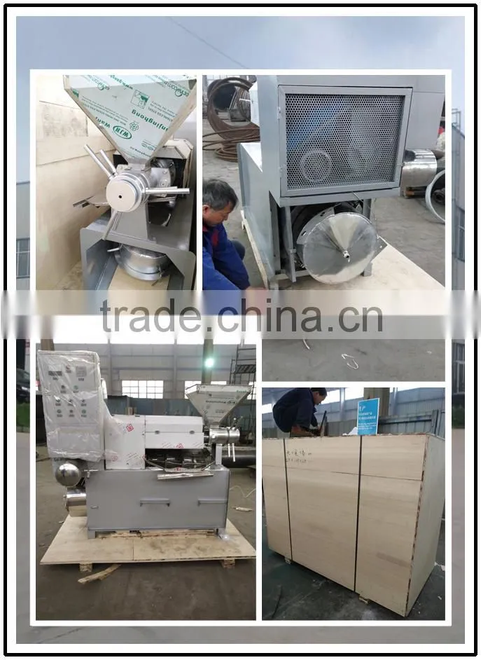 Flaxseed oil press automatic screw oil press