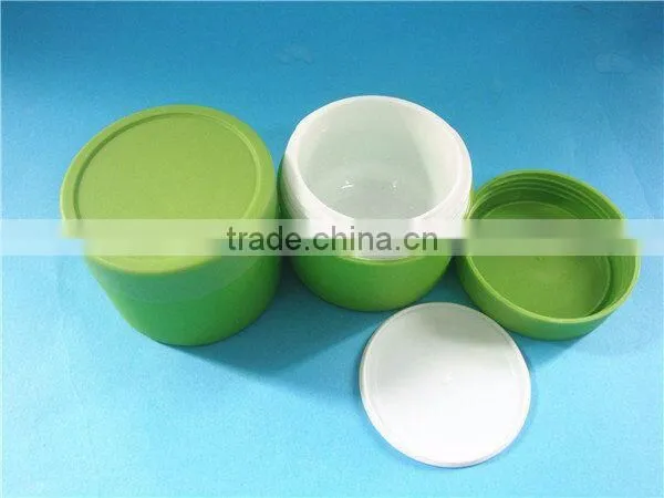 empty cosmetic cream jar wholesale,100g double layer facial lotion cream container