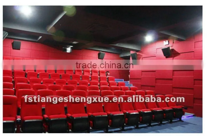 Cinema good decoration soundproof fabric panel