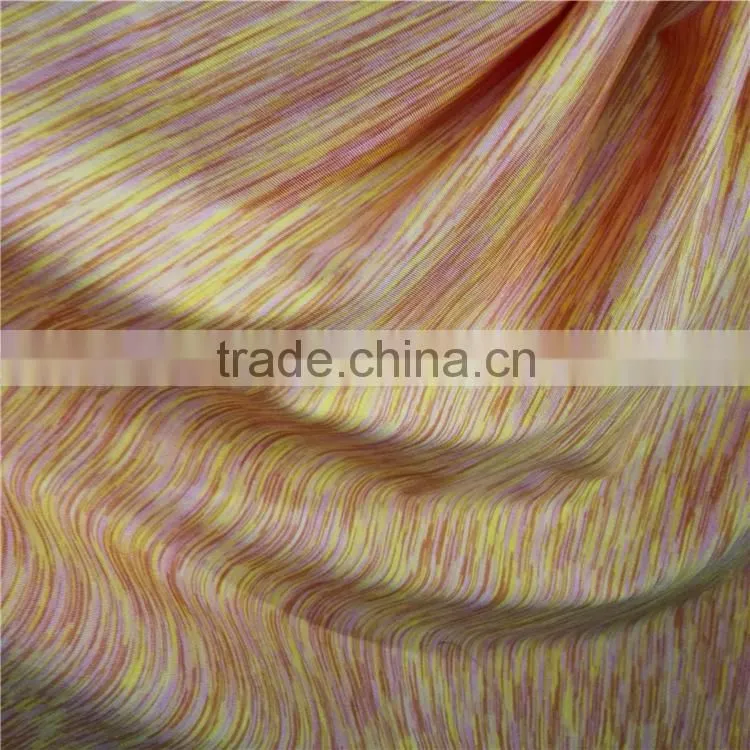 4 way stretch polyester fabric used for sportswear