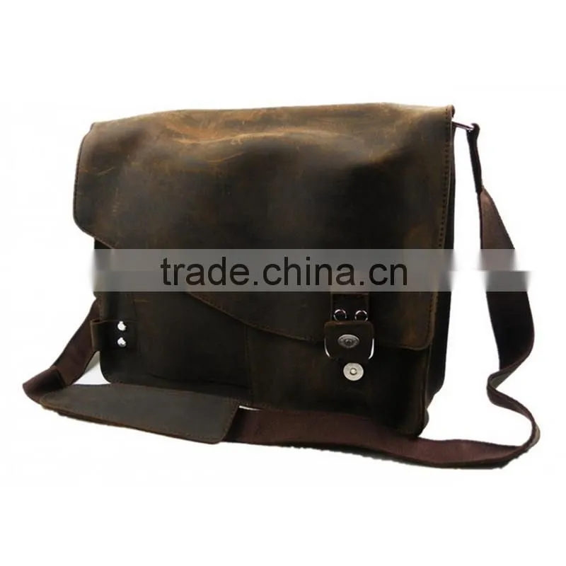 finished cow action bag oil wax leather