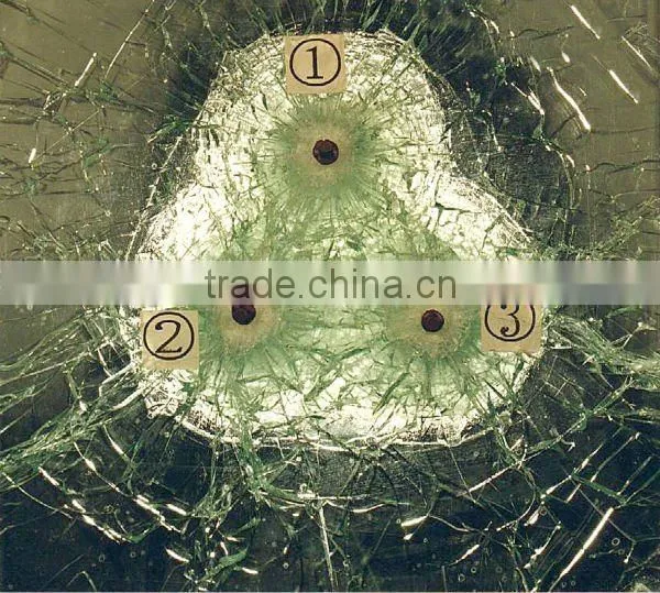 safety laminated bullet resistant glass