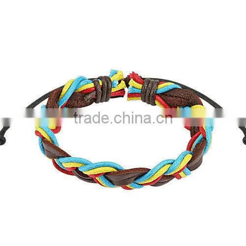 Classic Men genuine leather wristband bracelet
