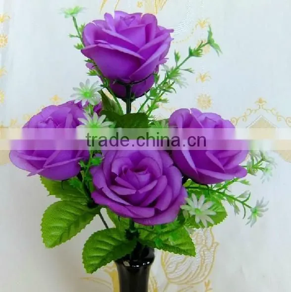 LS-006 artificial flower used for decoration(rose,peony,narcissus,clove)