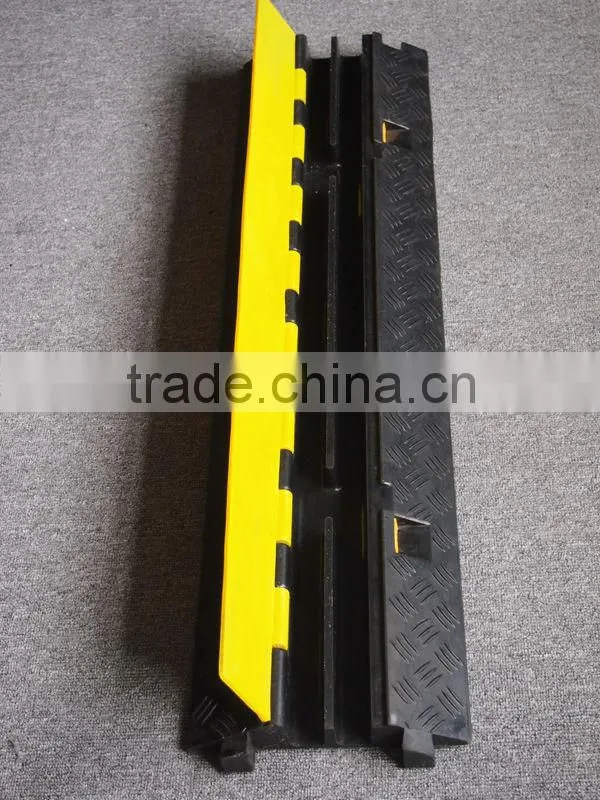2016 High PVC Quality 2-channel Cable Protector Floor Cover use