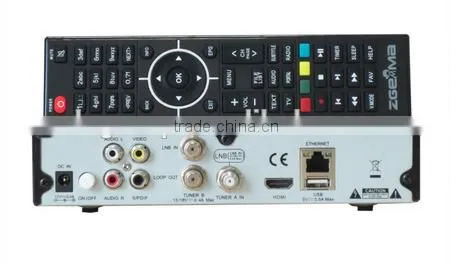 Original ZGEMMA H .2S Twin Tuner DVB-S2 + DVB-S2 Dual Core Satellite Receiver support TF memory Card