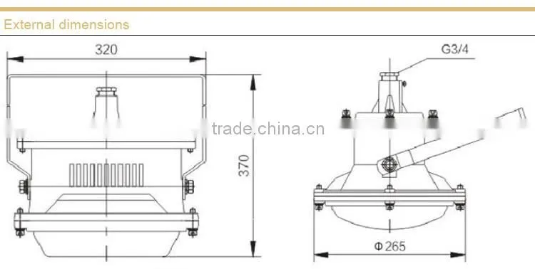 Maintence free energy saving explosion proof light