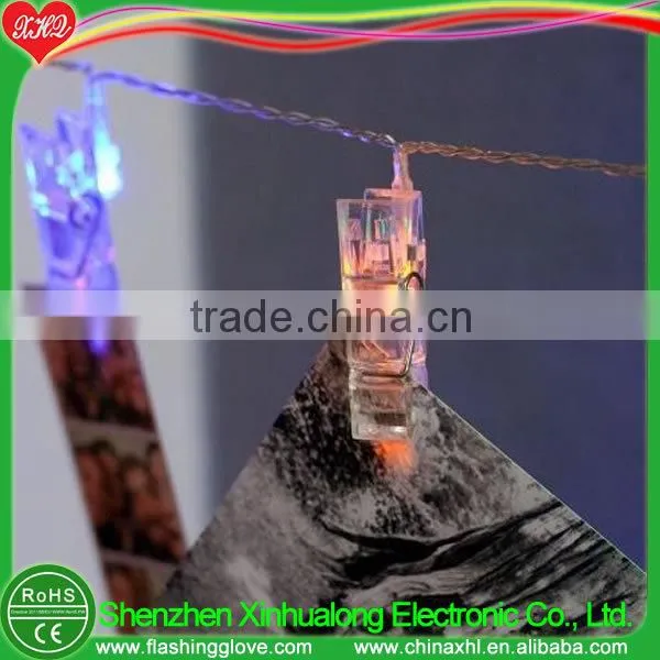 Flashing LED strip light LED peg
