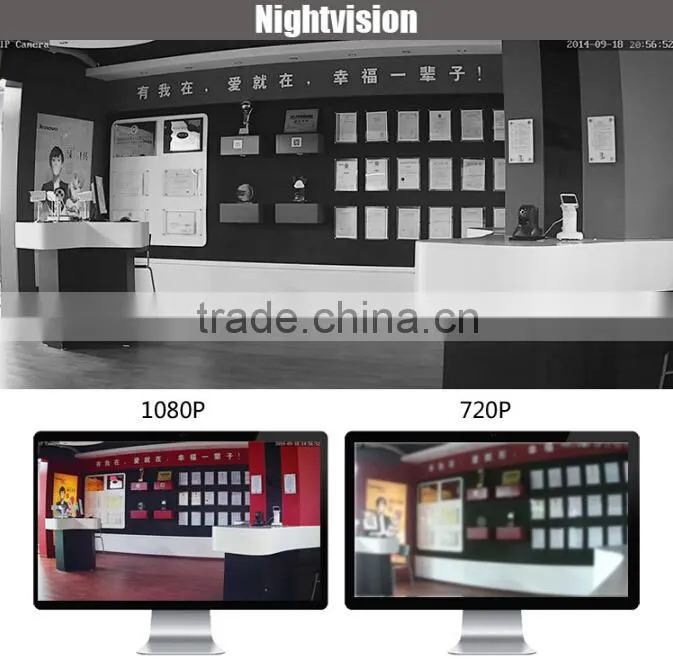 1080p 3x digital zoom surveillance IR wifi indoor pt network onvif p2p camera,onvif ip camera