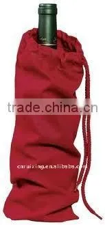 Recycle Non Woven Wine Zipper Bag