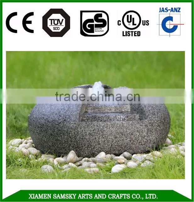 fiberglass small round water fountain